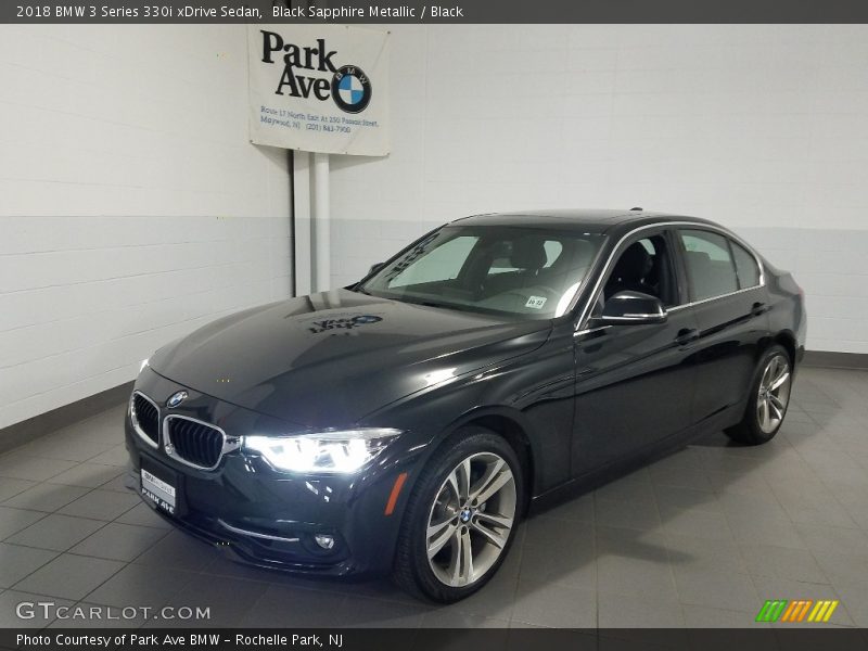 Black Sapphire Metallic / Black 2018 BMW 3 Series 330i xDrive Sedan