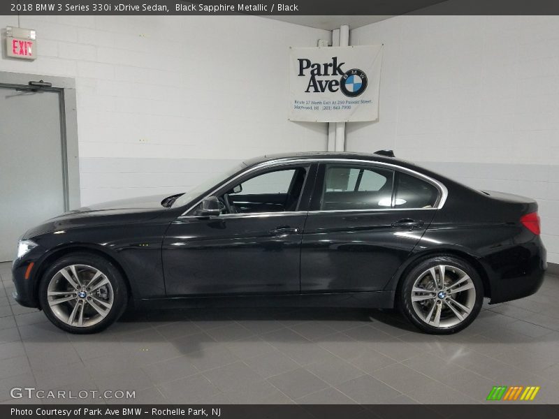 Black Sapphire Metallic / Black 2018 BMW 3 Series 330i xDrive Sedan