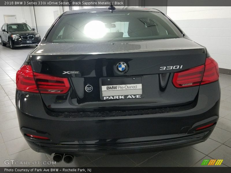 Black Sapphire Metallic / Black 2018 BMW 3 Series 330i xDrive Sedan