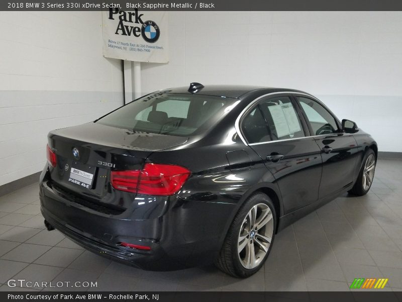 Black Sapphire Metallic / Black 2018 BMW 3 Series 330i xDrive Sedan
