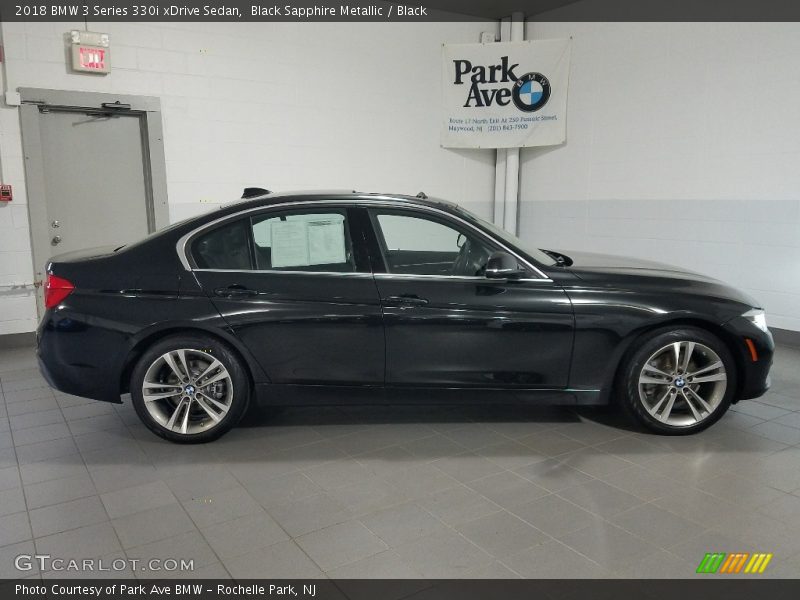 Black Sapphire Metallic / Black 2018 BMW 3 Series 330i xDrive Sedan