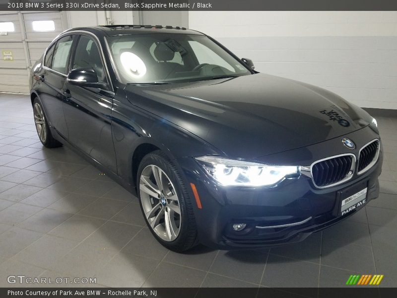 Black Sapphire Metallic / Black 2018 BMW 3 Series 330i xDrive Sedan