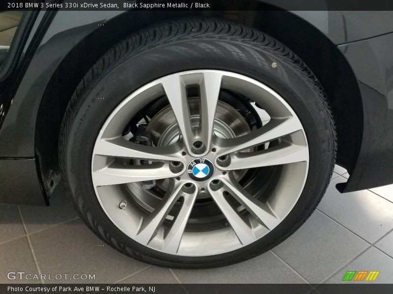 Black Sapphire Metallic / Black 2018 BMW 3 Series 330i xDrive Sedan