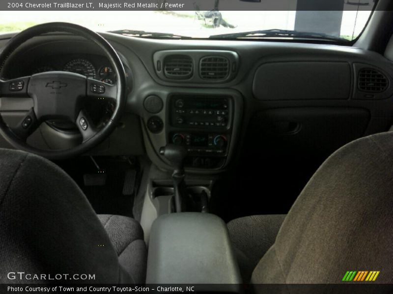 Majestic Red Metallic / Pewter 2004 Chevrolet TrailBlazer LT