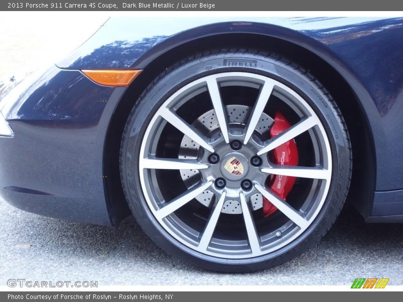 Dark Blue Metallic / Luxor Beige 2013 Porsche 911 Carrera 4S Coupe