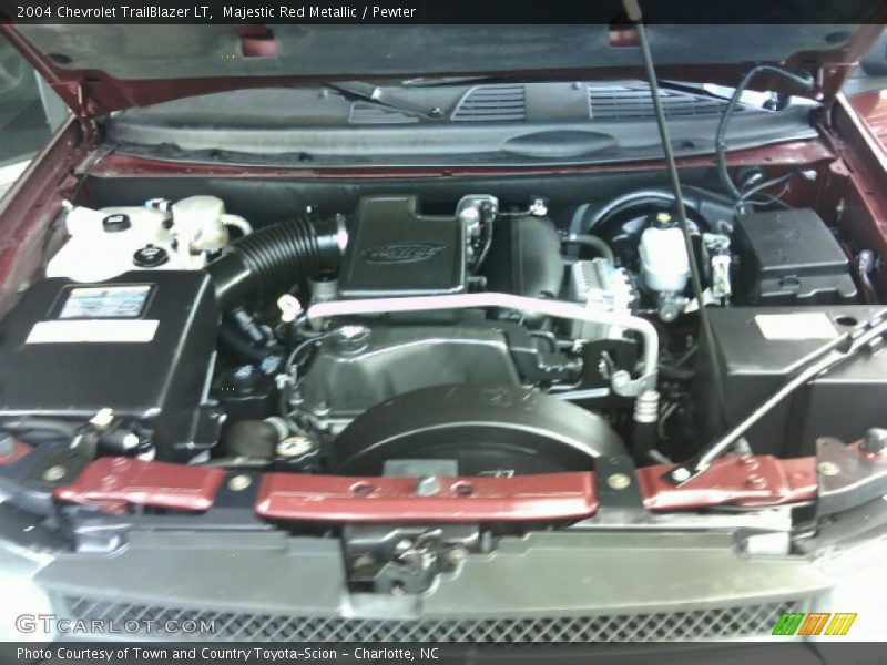 Majestic Red Metallic / Pewter 2004 Chevrolet TrailBlazer LT