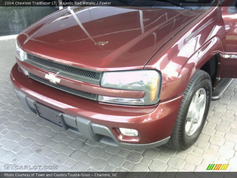 Majestic Red Metallic / Pewter 2004 Chevrolet TrailBlazer LT