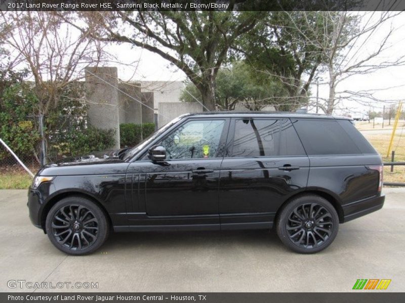 Santorini Black Metallic / Ebony/Ebony 2017 Land Rover Range Rover HSE