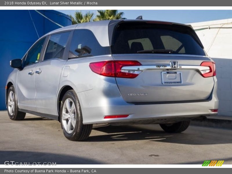 Lunar Silver Metallic / Mocha 2018 Honda Odyssey EX