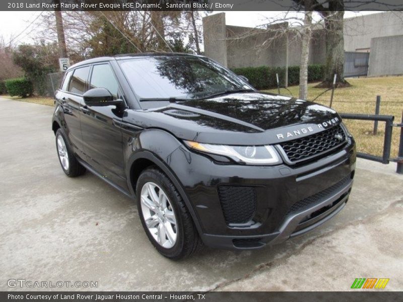 Santorini Black / Ebony 2018 Land Rover Range Rover Evoque HSE Dynamic