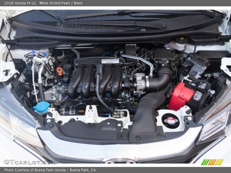 White Orchid Pearl / Black 2018 Honda Fit LX