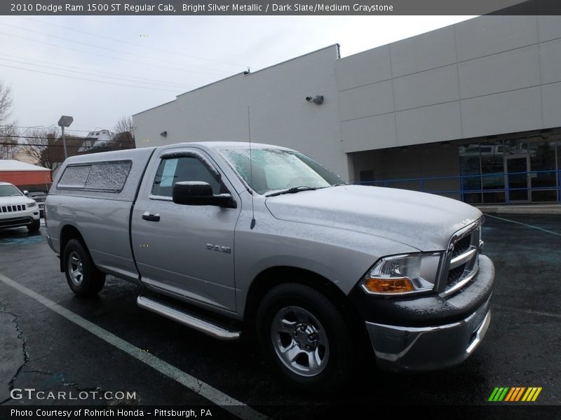 Bright Silver Metallic / Dark Slate/Medium Graystone 2010 Dodge Ram 1500 ST Regular Cab