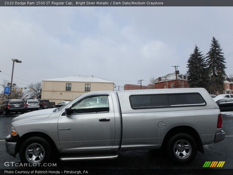 Bright Silver Metallic / Dark Slate/Medium Graystone 2010 Dodge Ram 1500 ST Regular Cab