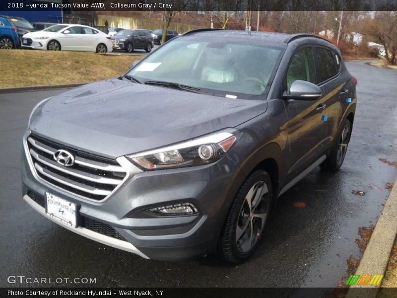 Coliseum Gray / Gray 2018 Hyundai Tucson Value AWD