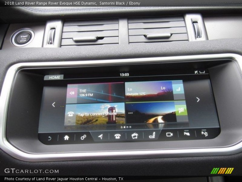 Santorini Black / Ebony 2018 Land Rover Range Rover Evoque HSE Dynamic