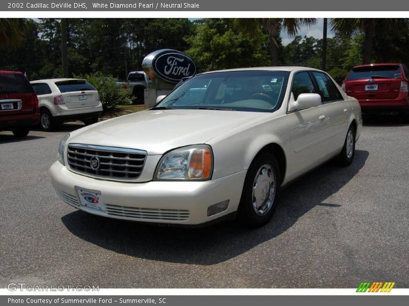 White Diamond Pearl / Neutral Shale 2002 Cadillac DeVille DHS