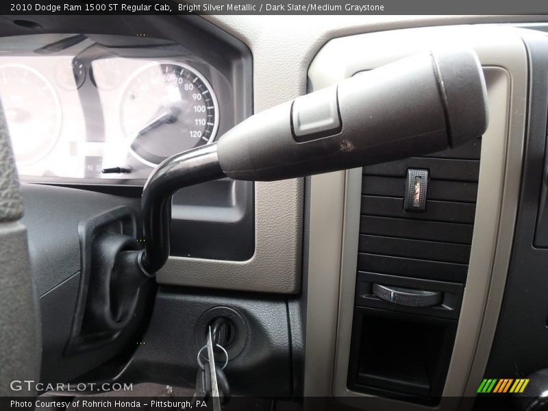 Bright Silver Metallic / Dark Slate/Medium Graystone 2010 Dodge Ram 1500 ST Regular Cab