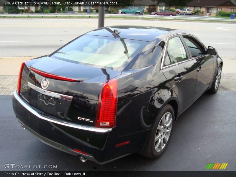 Black Raven / Cashmere/Cocoa 2009 Cadillac CTS 4 AWD Sedan