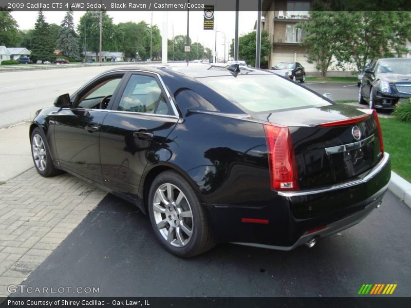Black Raven / Cashmere/Cocoa 2009 Cadillac CTS 4 AWD Sedan