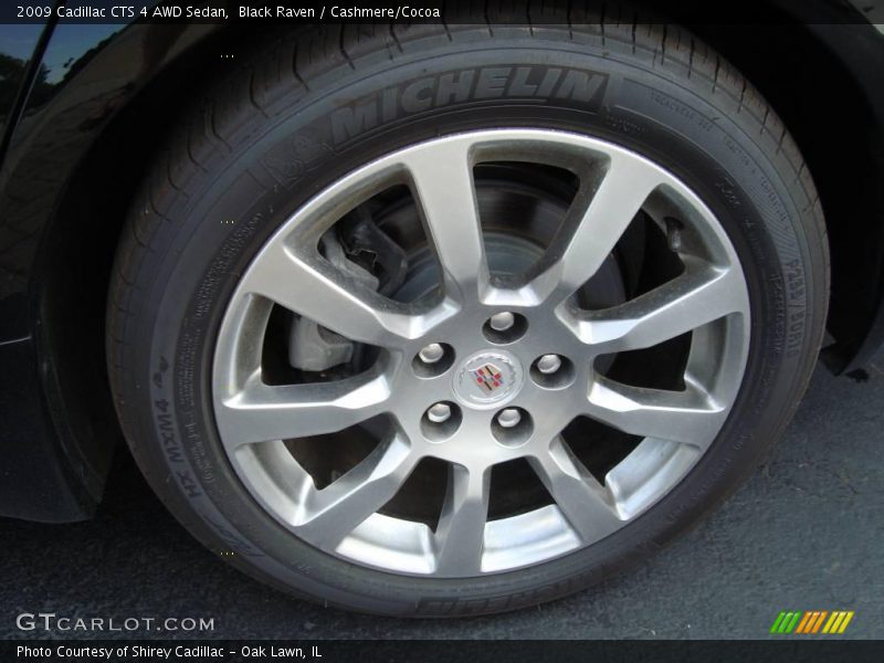 Black Raven / Cashmere/Cocoa 2009 Cadillac CTS 4 AWD Sedan