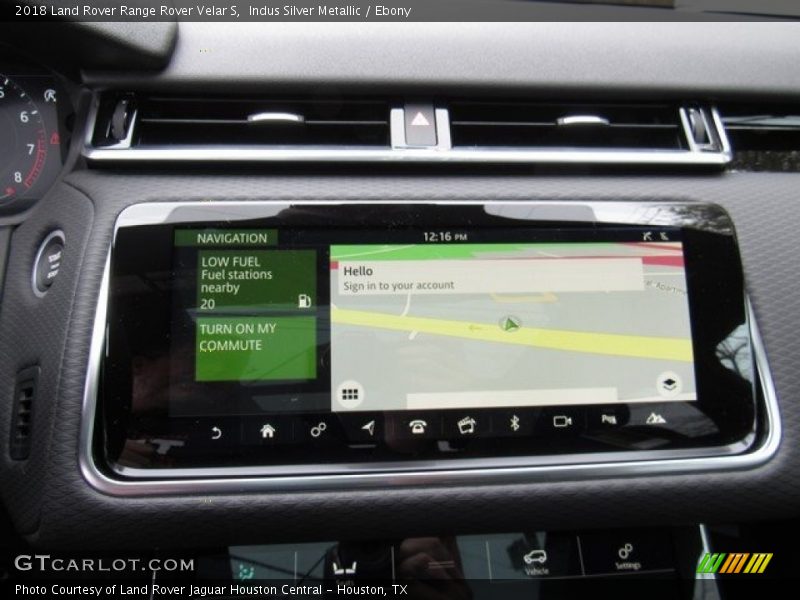 Indus Silver Metallic / Ebony 2018 Land Rover Range Rover Velar S