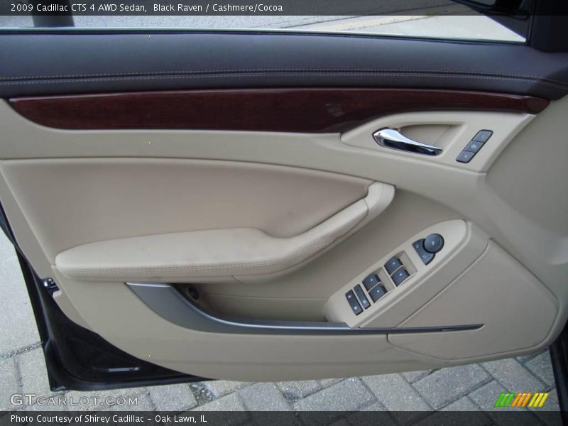 Black Raven / Cashmere/Cocoa 2009 Cadillac CTS 4 AWD Sedan