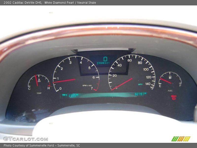 White Diamond Pearl / Neutral Shale 2002 Cadillac DeVille DHS