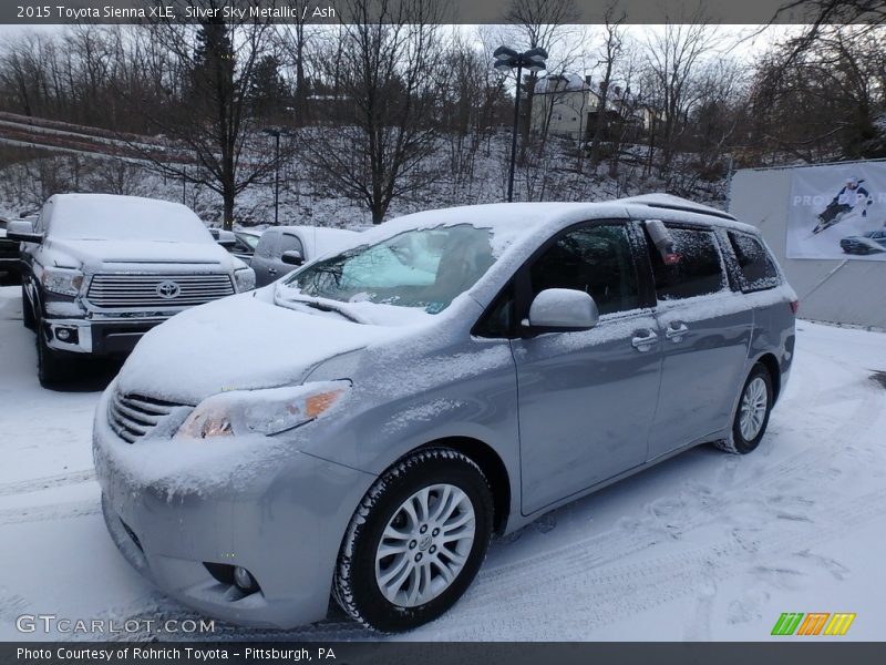 Silver Sky Metallic / Ash 2015 Toyota Sienna XLE