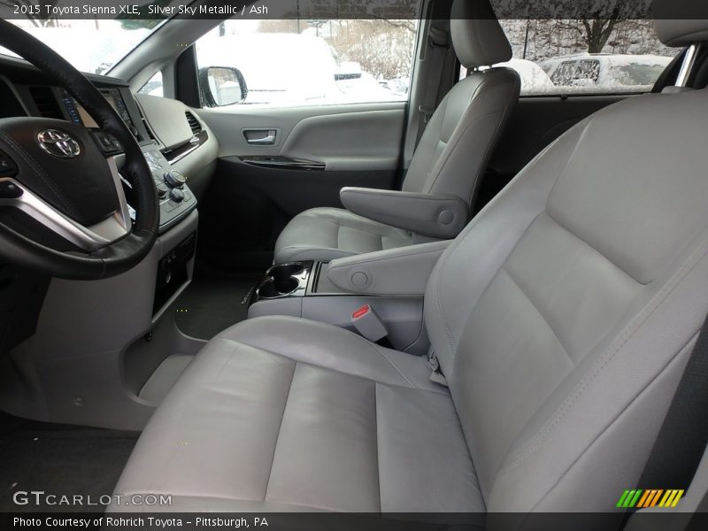 Silver Sky Metallic / Ash 2015 Toyota Sienna XLE