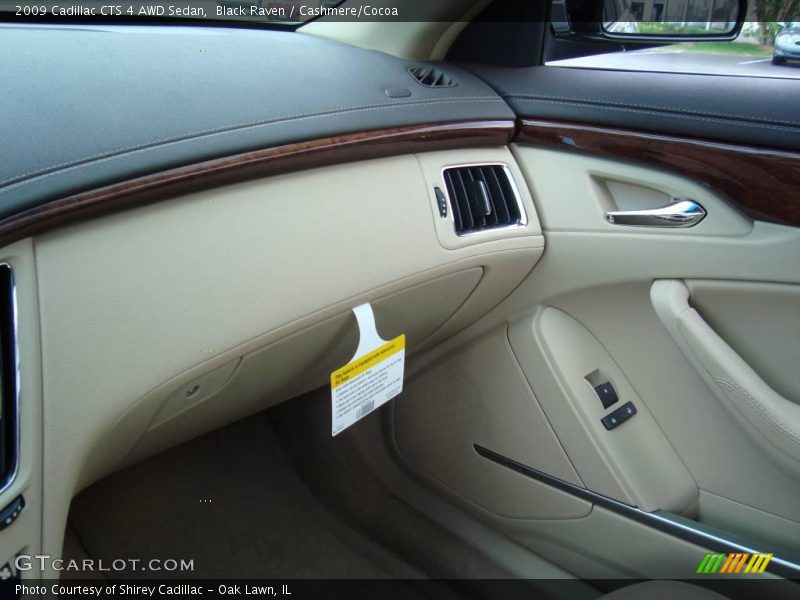 Black Raven / Cashmere/Cocoa 2009 Cadillac CTS 4 AWD Sedan