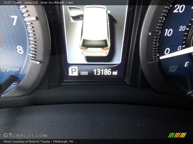 Silver Sky Metallic / Ash 2015 Toyota Sienna XLE