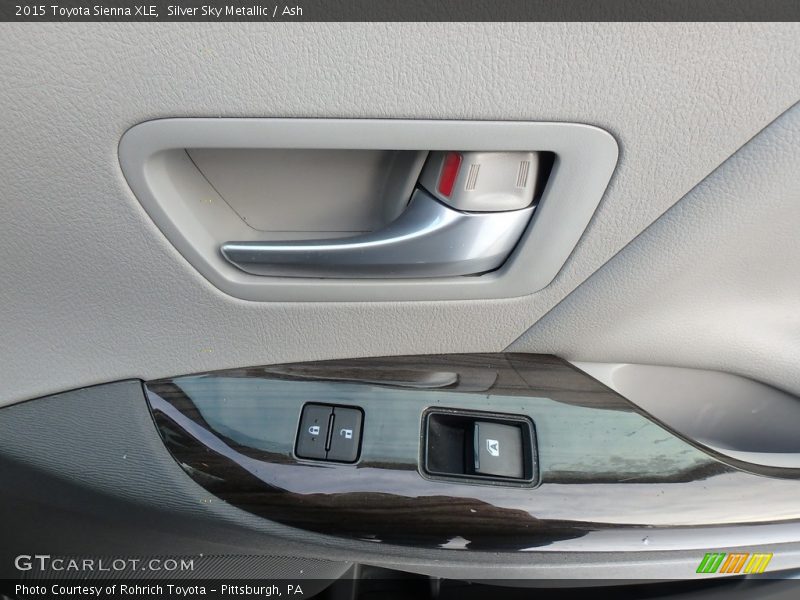 Silver Sky Metallic / Ash 2015 Toyota Sienna XLE