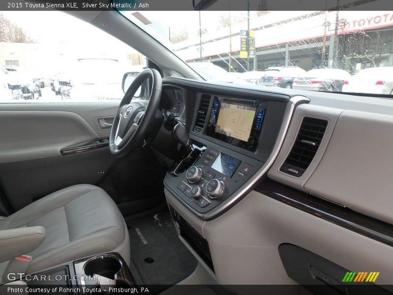 Silver Sky Metallic / Ash 2015 Toyota Sienna XLE