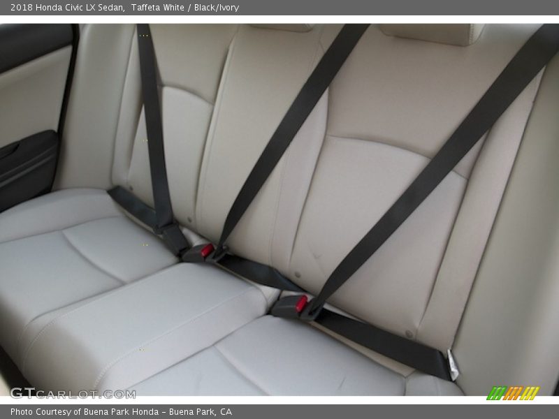 Taffeta White / Black/Ivory 2018 Honda Civic LX Sedan