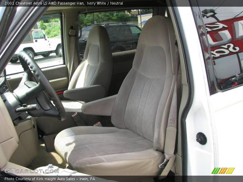 Ivory White / Neutral 2001 Chevrolet Astro LS AWD Passenger Van