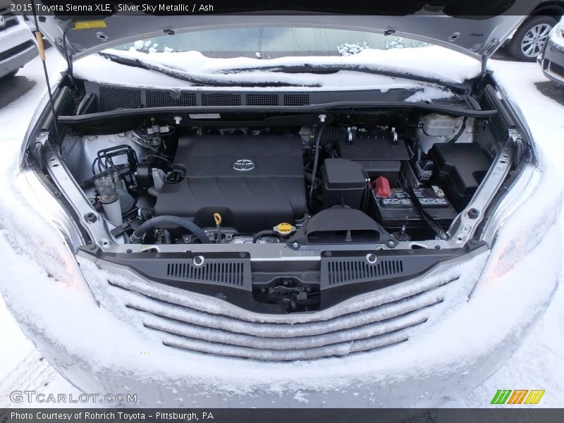 Silver Sky Metallic / Ash 2015 Toyota Sienna XLE
