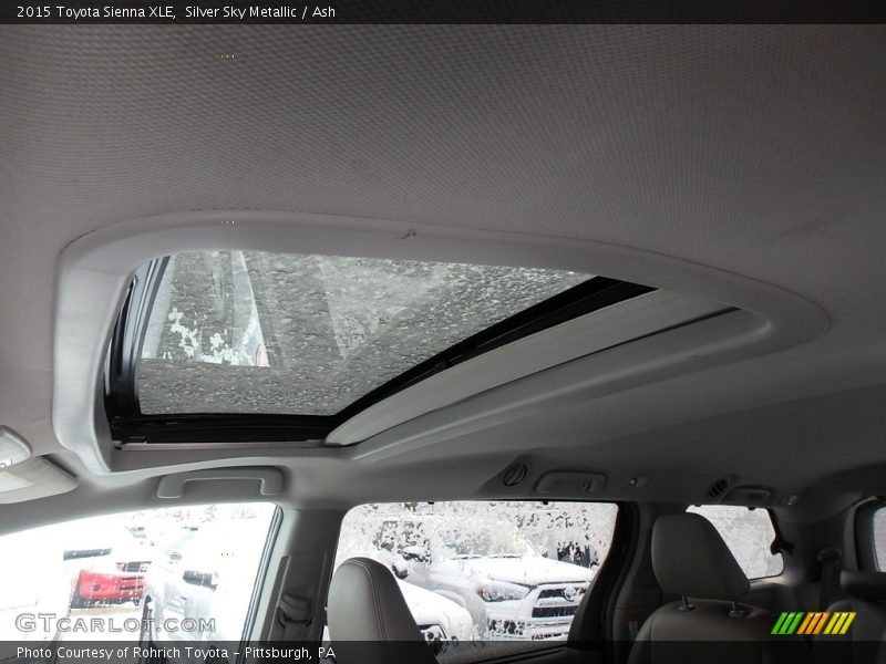 Silver Sky Metallic / Ash 2015 Toyota Sienna XLE