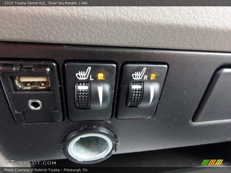 Silver Sky Metallic / Ash 2015 Toyota Sienna XLE