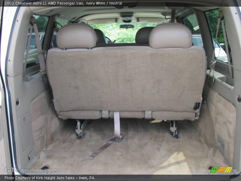 Ivory White / Neutral 2001 Chevrolet Astro LS AWD Passenger Van