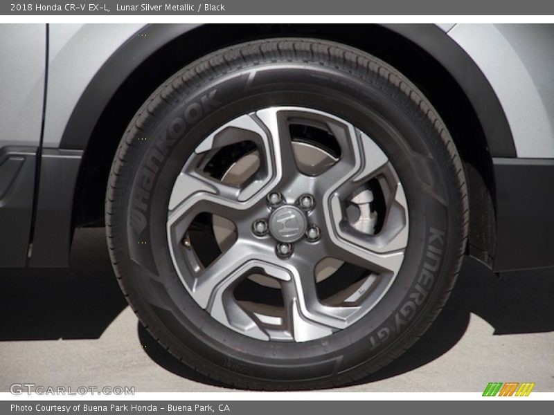 Lunar Silver Metallic / Black 2018 Honda CR-V EX-L