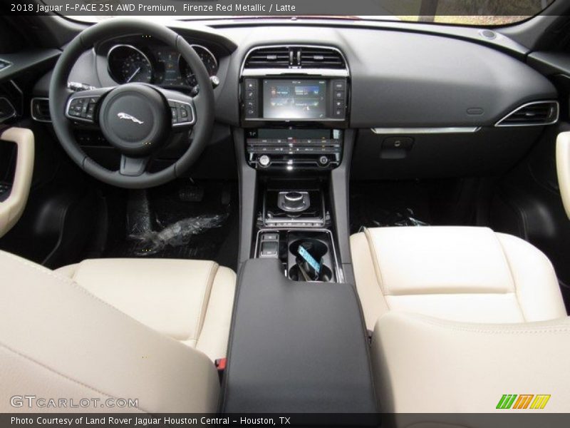 Firenze Red Metallic / Latte 2018 Jaguar F-PACE 25t AWD Premium