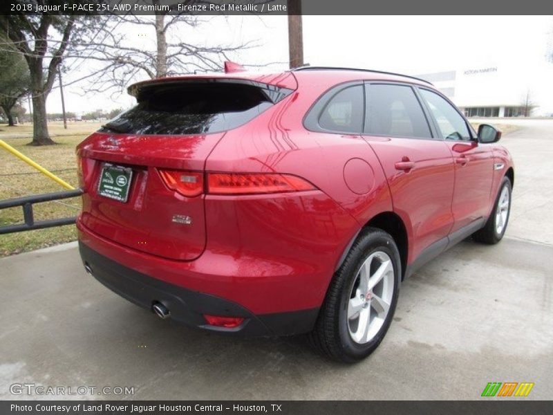 Firenze Red Metallic / Latte 2018 Jaguar F-PACE 25t AWD Premium