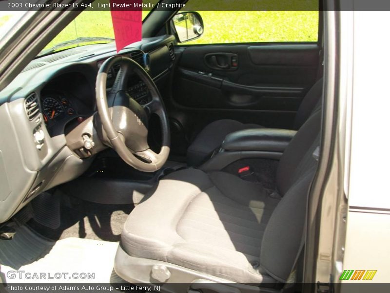 Light Pewter Metallic / Graphite 2003 Chevrolet Blazer LS 4x4