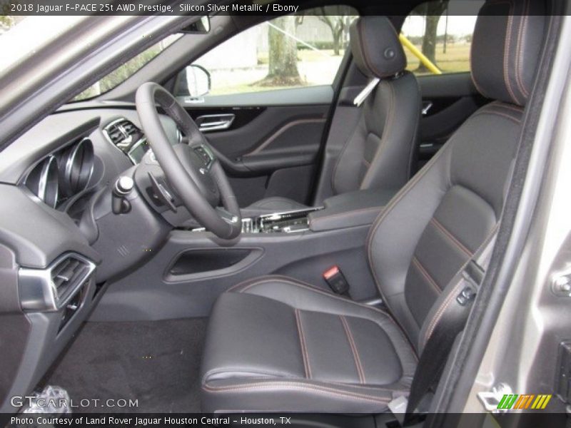 Silicon Silver Metallic / Ebony 2018 Jaguar F-PACE 25t AWD Prestige