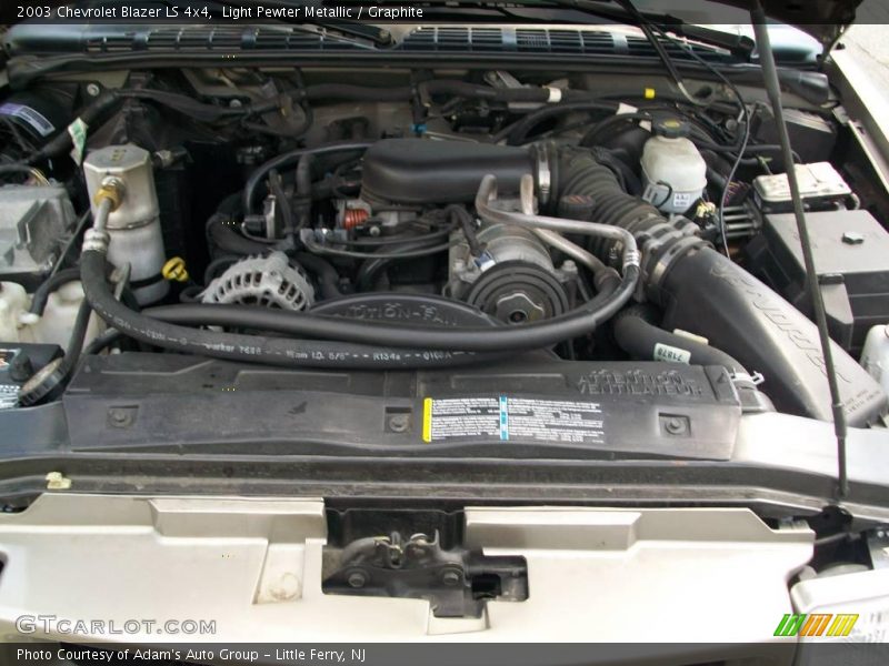Light Pewter Metallic / Graphite 2003 Chevrolet Blazer LS 4x4