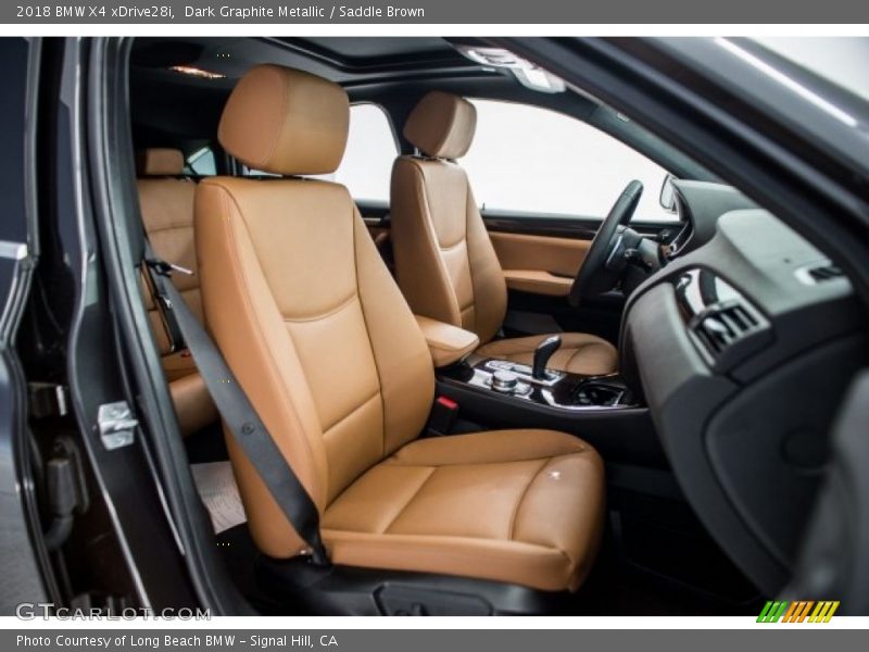 Dark Graphite Metallic / Saddle Brown 2018 BMW X4 xDrive28i