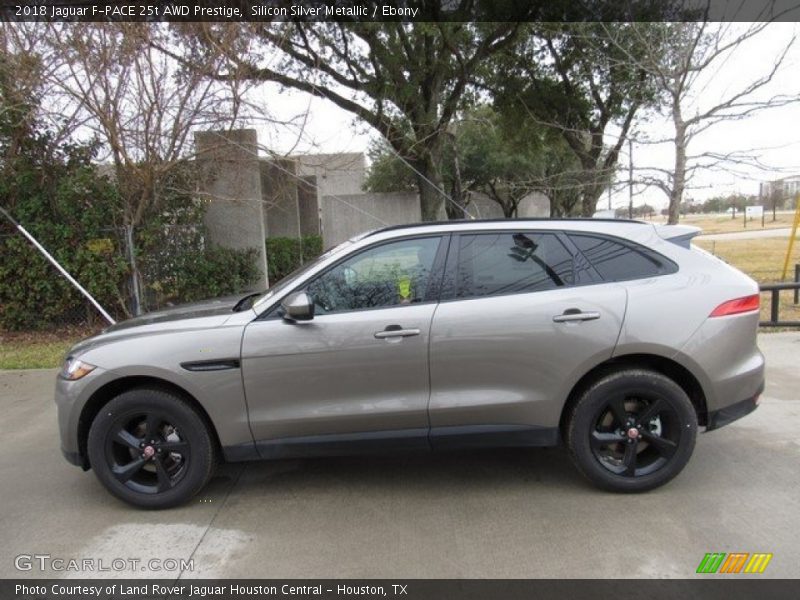 Silicon Silver Metallic / Ebony 2018 Jaguar F-PACE 25t AWD Prestige