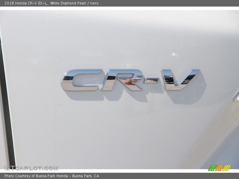 White Diamond Pearl / Ivory 2018 Honda CR-V EX-L