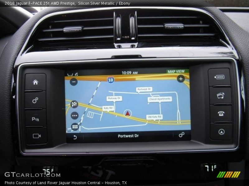 Silicon Silver Metallic / Ebony 2018 Jaguar F-PACE 25t AWD Prestige