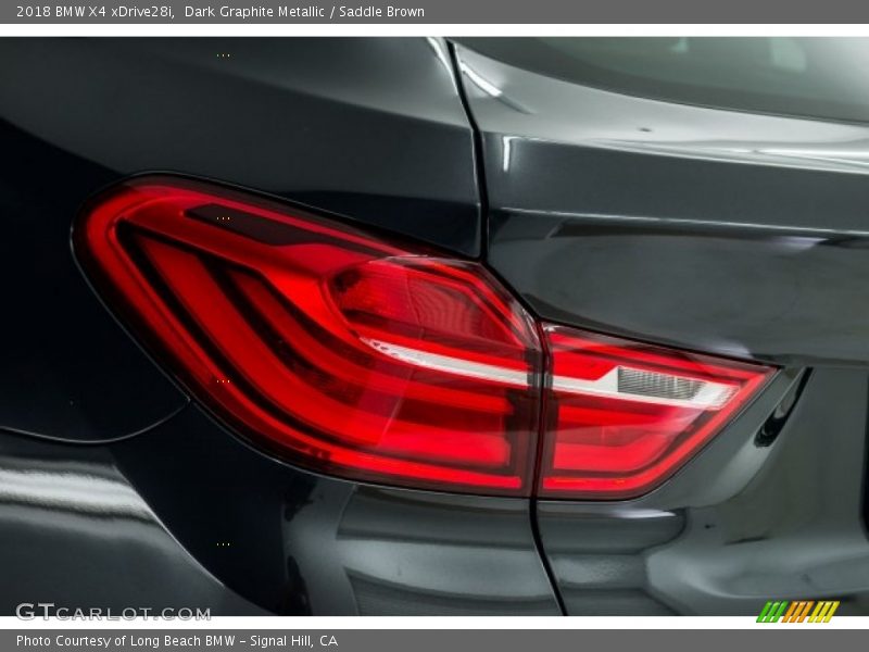 Dark Graphite Metallic / Saddle Brown 2018 BMW X4 xDrive28i